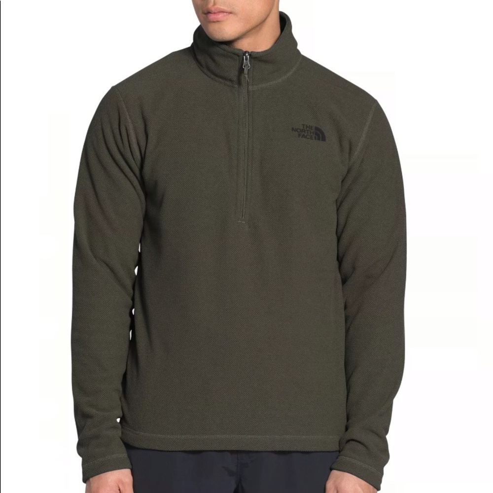 The Northface Half zip sweater men’s green